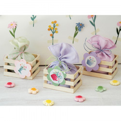 Casiers en bois 3 pcs 11 x 7.8 x 6.7 cm Life is simple