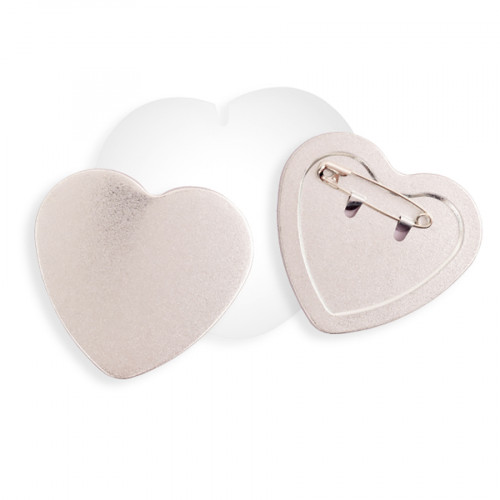 Badges Cœur pour Button Press 58 mm 9 pcs