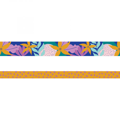Ruban adhésif Washi Tape Colorblock 15 & 30 mm x 5 m Plumetis