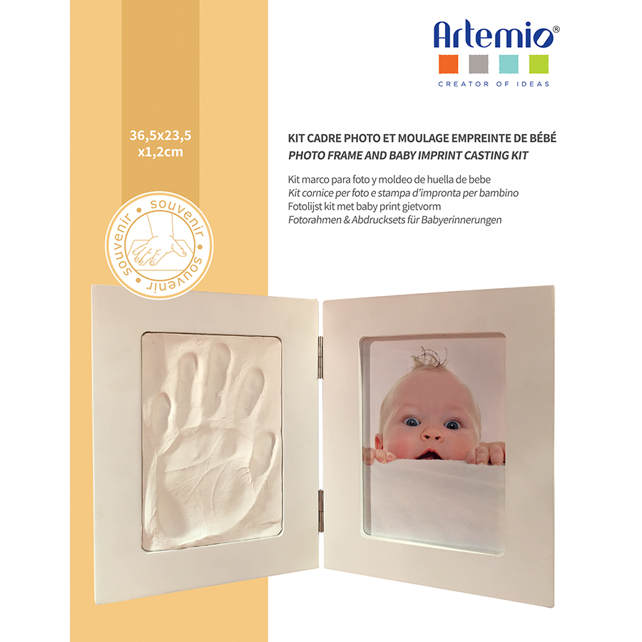 Kit Moulage Empreinte de Bébé - Artemio - Idée cadeau naissance