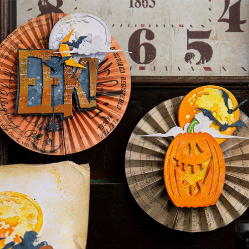 Thinlits Die set Big Frights 12 pcs