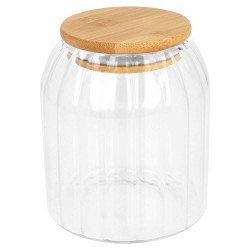 Récipient verre à rainures - ARTEMIO