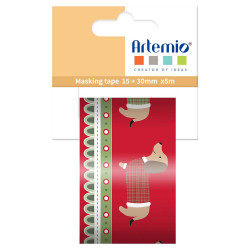 Masking tape Woofy Christmas - ARTEMIO