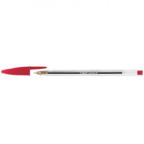 Stylo bille Cristal 1 mm Rouge