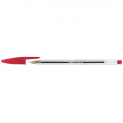 Stylo bille Cristal 1 mm Rouge