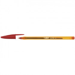 Stylo bille Cristal Pointe Fine 0.8 mm Rouge