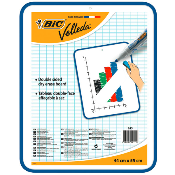 Tableau blanc adhésif Velleda effaçable à sec - Scrapmalin