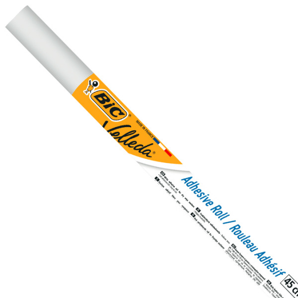 BIC - BIC Velleda Rouleau Adhésif Effaçable à Sec 45x50 cm - Blanc, x1