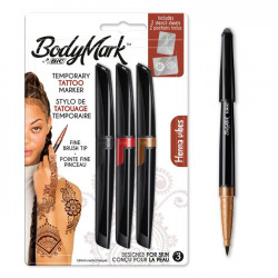 Feutre pour Tatouage éphémère BodyMark Kit Henna Vibs