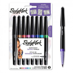 Feutre pour Tatouage éphémère BodyMark Kit Collection