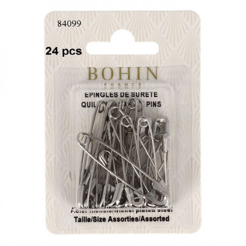 Epingle de sureté à ressort n° 2 à 4 assortiment de 24