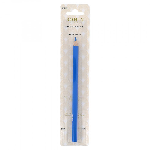 Crayon craie bleu