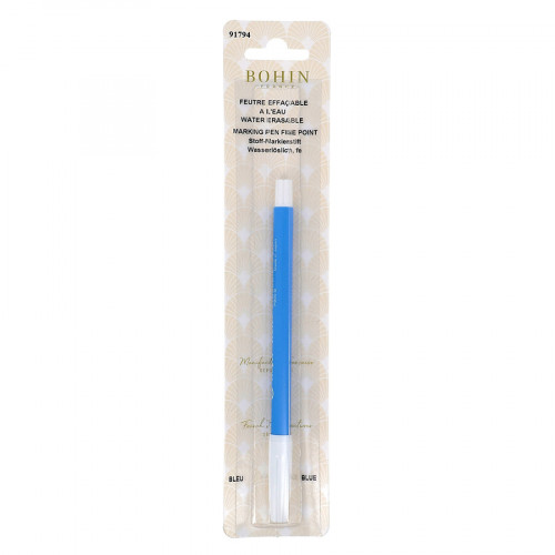 Stylo encre bleue effaçable à l'eau