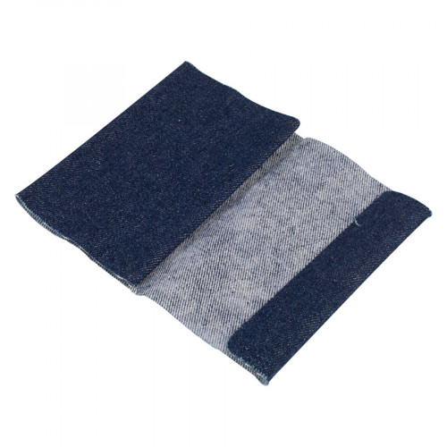 Pièce de réparation Percale thermocollante jean Foncé