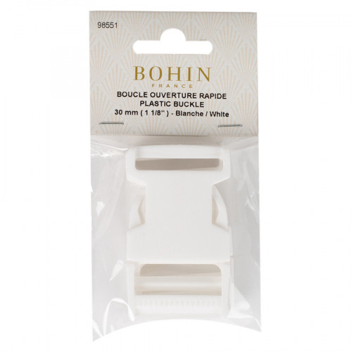 Boucle ouverture rapide 30 mm Blanc