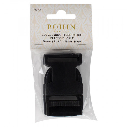 Boucle ouverture rapide 30 mm Noir