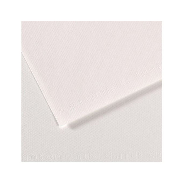 Papier Mi-Teintes 160g 75 x 110 cm Blanc