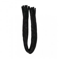 Chenille cure-pipe 50 cm par 10 Noir