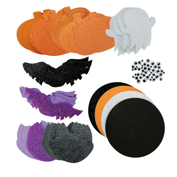 Embellissement en mousse Halloween Mega Pack 350 pcs