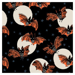 Coupon de Tissu Full Moon 50 x 110 cm Chauve-souris