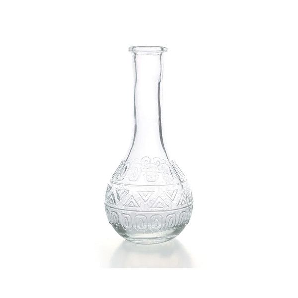 Vase en verre transparent 7.5 x 15.8 cm Amsterdam