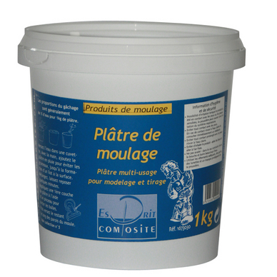 Plâtre de moulage 1kg - Scrapmalin