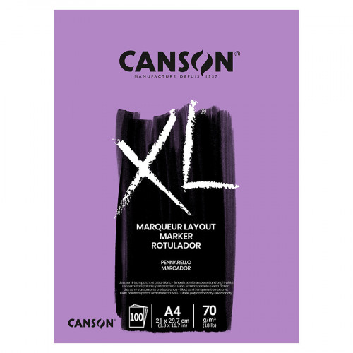 BLOC COLLE PTIT COTE XL MARKER 100 FEUIL 21X29