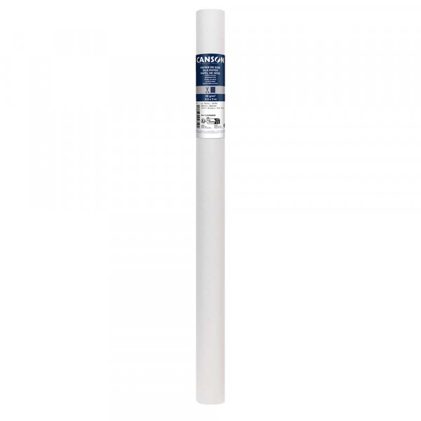 Rouleau de papier de soie blanc 0.5 x 5 m - Canson