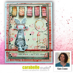 Tampon cling A6 Bunting Bonanza par Kate Crane