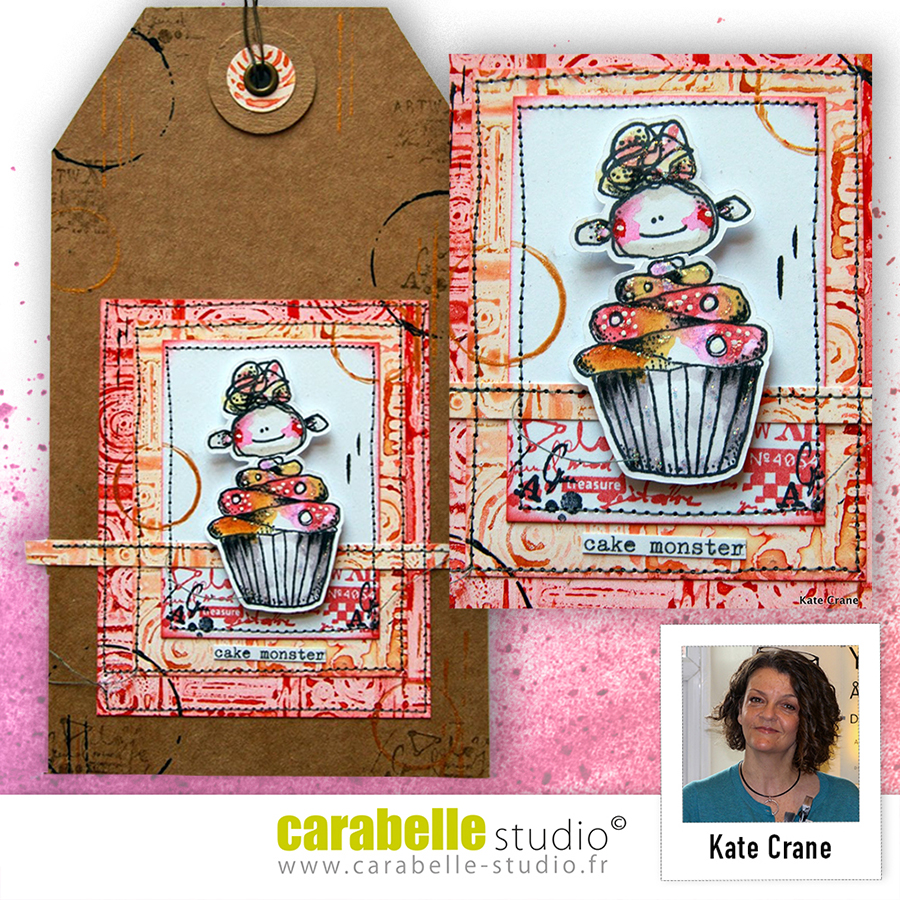 Tampon cling Mini Little Cake par Kate Crane