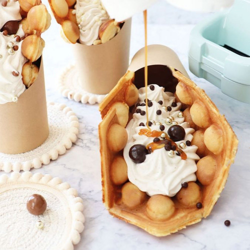 Machine Bubble waffles factory