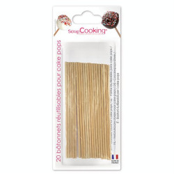 Bâtonnets pour cake pops x 20 pcs