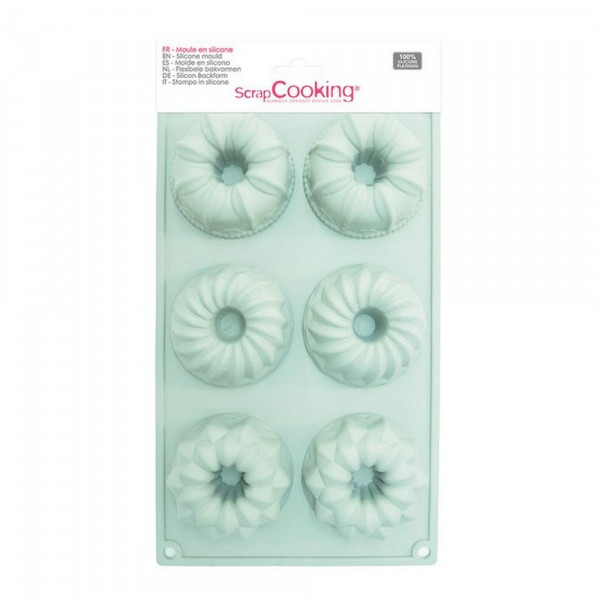 Moule silicone 6 kouglofs