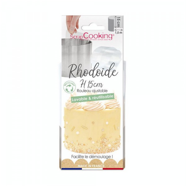 Ruban de rhodoïde H.15 cm - 1,5m
