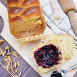 Moules cake en bois 24 cm + caissettes sulfurisées de cuisson