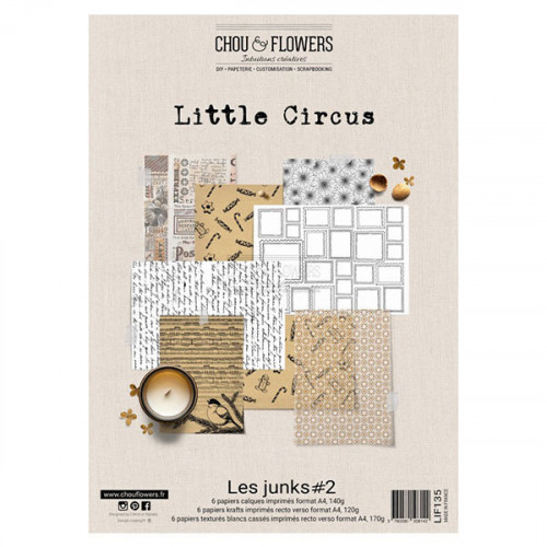 Little Circus Assortiment de papiers Junk A4