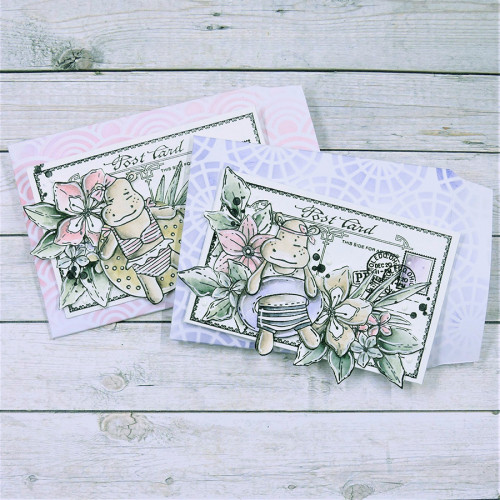 Tampon transparent A6 10 x 15 cm Post Card 10 pcs