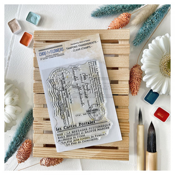 Tampons transparents Texte Bretagne