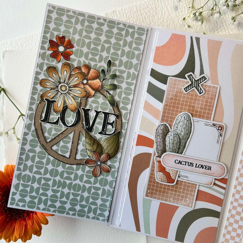 Découpes en papier Die cuts Terracotta