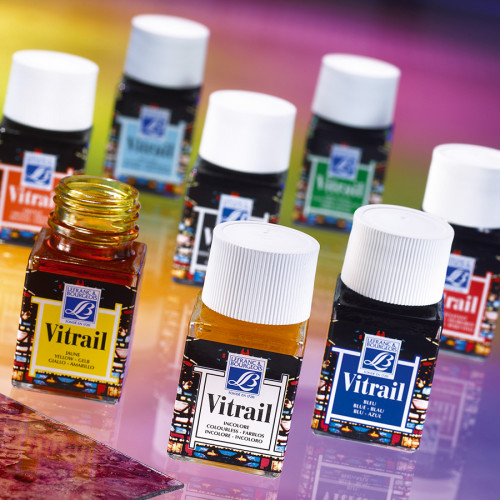 Peinture sur verre Vitrail - 50 mL - Pourpre