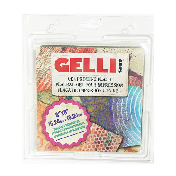 Plaque de Gel pour Impression 15.4 x 15.4 cm