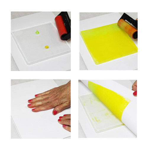 Plaque de Gel pour Impression 15.4 x 15.4 cm