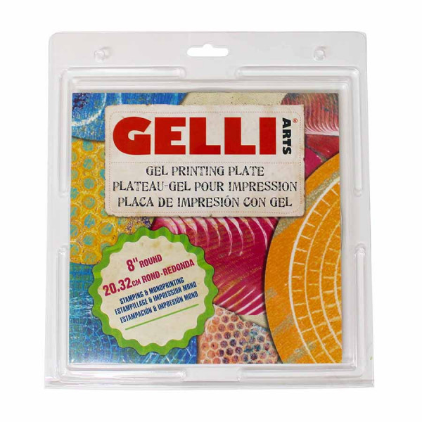 Plaque de Gel Ronde pour Impression ø 20 cm