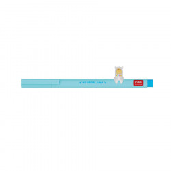 Stylo gel animal interchangeable Lama Turquoise