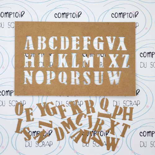Die Alphabet 10 x 10 cm