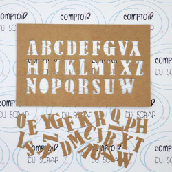 Die Alphabet 10 x 10 cm