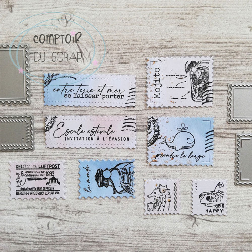 Dies set Timbres 4 pcs