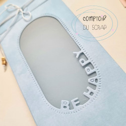 Dies set Duo de rectangles arrondis be happy et Love XXL