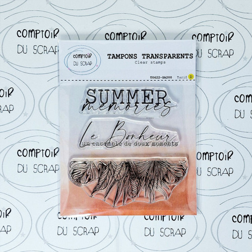 Tampons transparents Summer memories 3 pcs
