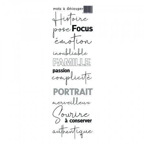 Mots à découper Ombre & Lumière